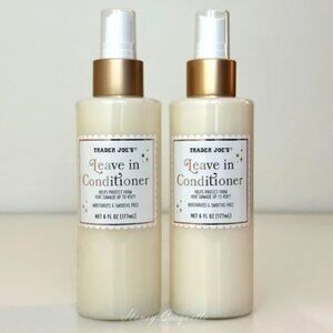 2X Trader Joe's Leave in Conditioner Spray Protect from Heat Damage 6 OZ NEW